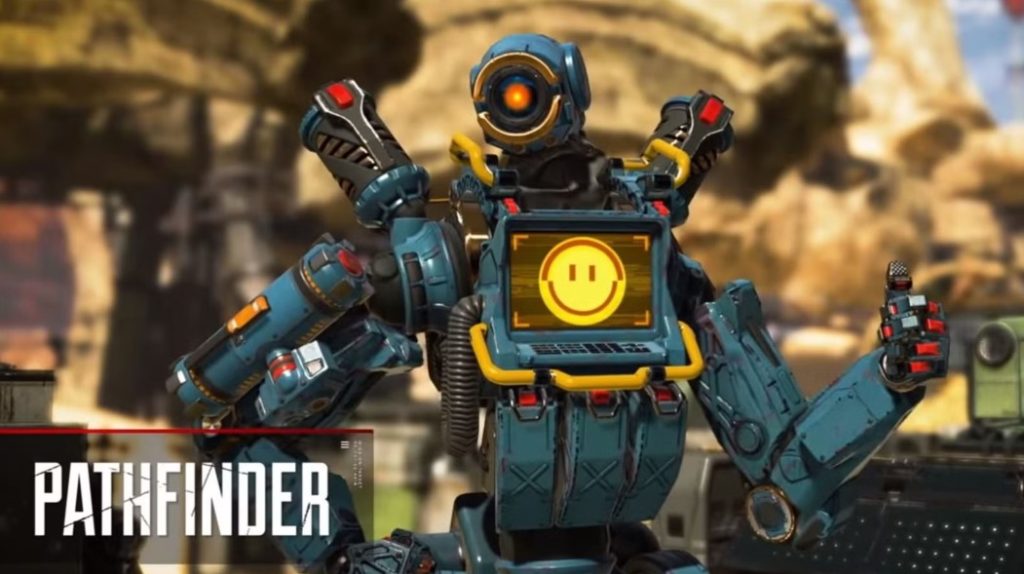 Pathfinder Apex Legends grappling legend
